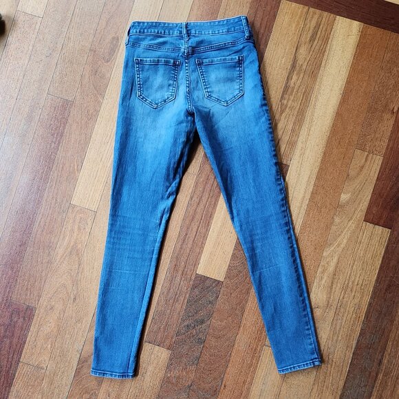 Old Navy Light Wash Denim Super Skinny Jeans Size 0 - Picture 14 of 15